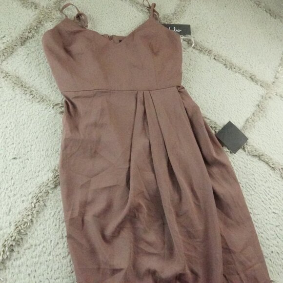 Lulu's Reinette V-Neck Midi Dress Womens Small NEW NWT - Picture 5 of 14
